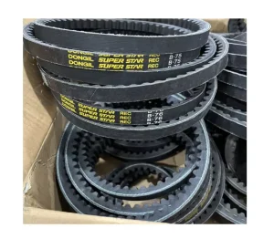 Flat Transmission Rubber Cogged V-Belt with EPDM Material Teethed Driving Rubber V Belt