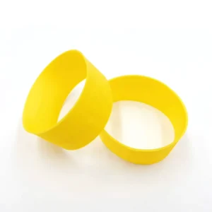 Flexible Decorative Silicone Rubber Coffee Cup Jacket Sleeve for Hot Drink Mug Anti Scald Protector