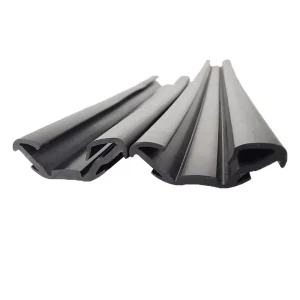 Flexible Flocked Car Window Rubber Glass Run Channel Rubber Seal Strip Weatherstrip Custom Cutting Moulding