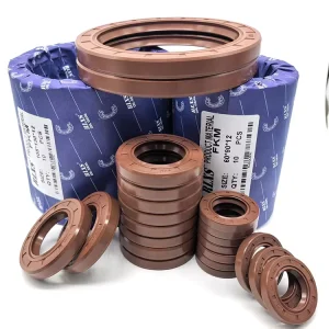 Flexible Heat Proof Hydraulic Pump Gasket Sealing NBR Red Silicone Rubber Oil Seal