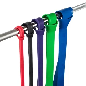 Flexible Latex Resistance Bands Fitness Exercise Assist Set