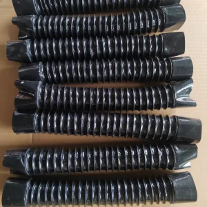 Flexible Rubber Bellows Guard Shield Covers High Temperature Resistant for Machinery and Construction Industries