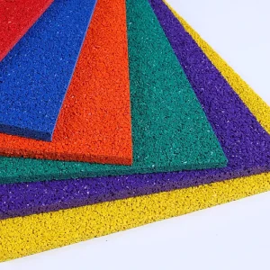 Flexible SD-EPDM-14 EPDM Rubber and Plastic Granules for Outdoor Sports Fields, 8 mm, 10 mm, and 15 mm