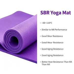 Flexible Yoga Mat Anti-Tear Durable Construction