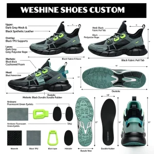 Fly Knit Popcorn Mesh Sneakers Wide Toe Box Shock Absorbing EVA Sole Slip on Ultralight Four Season Daily Walking Sport Shoes
