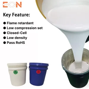 Foaming Liquid Silicone Rubber for Foamed Coil Waterproof Sealing Damping Sound Thermal Insulation Flame Retardant Applications