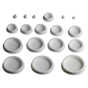 Food Grade Hole Plug Cap White Silicone Rubber Plug for PVC Pipe Industrial Application