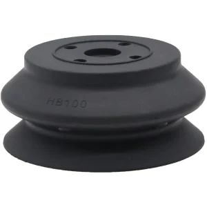 Food Grade Silicone Bellows Vacuum Suction Cup Flat Pad for Packaging EOAT Robot Arm