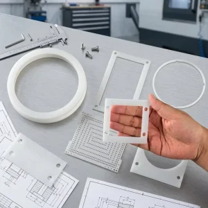 Food-Grade Translucent Silicone Rubber Gasket Seal Custom Shaped Rectangular Nonstandard Engineering Part