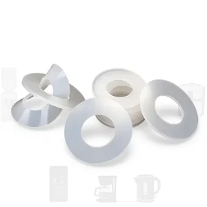 Food Grade Transparent Round Flat Silicone Gasket Custom Clear Silicone Sealing Washer for Home Appliances and Food Contact Parts
