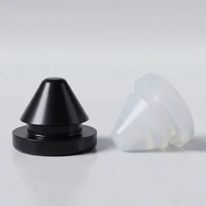Food grade Silicone Cone Plug Transparent Silicone Cone Plug Waterproof Cone Rubber Stopper for Kitchen and Medical Equipment
