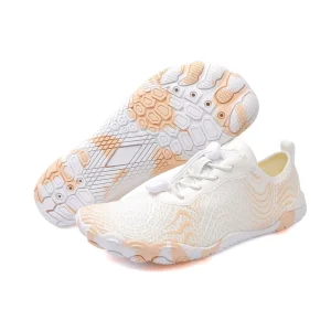 Four Light Weight Barefoot Water Shoes for Outdoor Lovers Breathable Mesh Microfiber Anti Slippery for Swimming Hiking Yoga