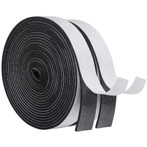 Free Sample Closed Cell Soundproofing Foam Seal Self adhesive Weather Stripping EPDM Tape Cutting Customized Size for