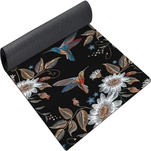 Free Sample Custom Logo Printed Suede Pilates Yoga Mat Non Slip Eco Friendly Yoga Mats Foldable Suede Yoga Mat