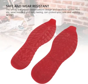 Full Rubber Soles for Shoe Repair Anti Slip Replacement DIY Shoe Bottom Protector for Sneakers and Men’s Shoes Shock Absorption