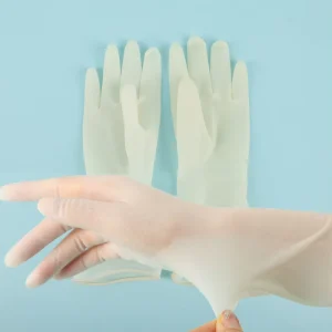 Full Textured Surgical Latex Gloves Sterile Disposable Rubber Gloves for Medical Use