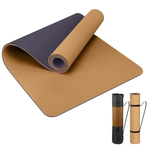 Fun Designs Eco Friendly TPE Rubber PU NBR PVC Thick Yoga Mat for Charity Runs Ground Gripping Folding Feature Customizable Logo