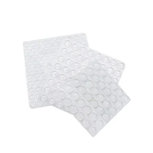 Furniture Chair Glass Table Notebook Non Slip Mat Sticky Clear Plastic Dia 8mm Eco Friendly Bumper Foot Feet Pads Self Adhesive