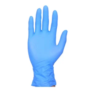 GD1001 Powder Free Blue Nitrile Disposable Rubber Examination Surgery Textured Gloves 100pcs