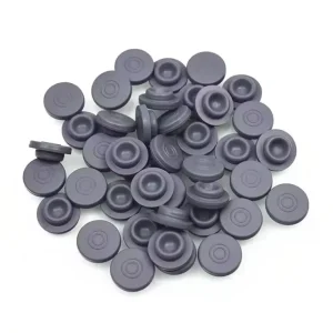 GMP Certified 13mm 20mm Low Extractable Coated Butyl Rubber Stopper Supplier for Pharmaceutical Antibiotic Vial Sealing