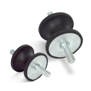 GVV Series Oval Rubber Mount Vibration Isolator Buffer Pad with Bolt for Water Pump Motor