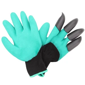 Gardening Gloves Right Hand 4 Claws Knitting Waterproof Anti stab Wear Resistant Thickened Rubber Latex Labor Protection Gloves
