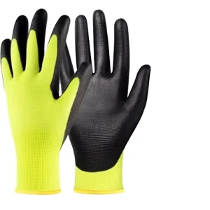 General Purpose Labor Gloves Wrinkle Resistant Dipped Latex Nitrile Anti Skid Rubber Safety Hand Gloves