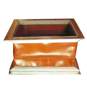 Glass Fiber Silicone Titanium-Coated Fabric Bellow Nonmetallic Ducting Expansion Joint