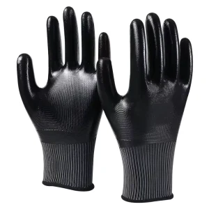 Gloves Labor Protection Nitrile Latex Rubber Anti Slip Waterproof Wear Resistant Rubber Construction Site Work Protection