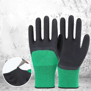Gloves Latex Breathable Foam Anti Slip Wear Resistant Labor Protection Coated Work Gloves