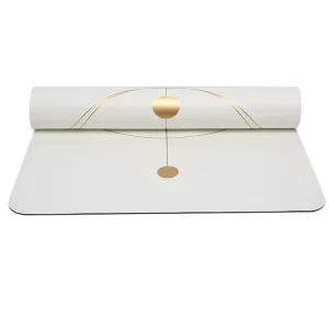 Golden Printing PU Rubber Yoga Mat