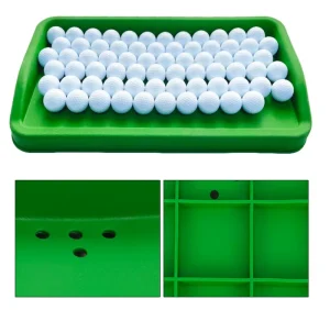 Golf Practice Accessories Heavy Duty Golf Ball Tray Waterproof Golf Ball Holder Durable Silicone Rubber Golf Hitting Practice