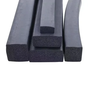 Good Elasticity Wear Resistant Proof Epdm Rubber Sheet Foam Seal Strip Rectangular Rubber Seal