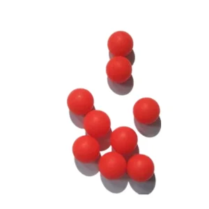 Good Quality NBR Small Hard Silicone Colored Rubber Ball With Hole Rubber Grommet