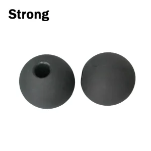 Good Quality Small Black Silicone Rubber Ball with Hole