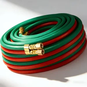 Grade T Grade R Flexible PVC Rubber Twin Welding Hoses for Oxygen and Acetylene, 1/4 5/16 3/8 1/2 Inch