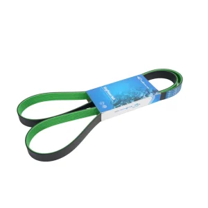 Green Color PK Fan Belts OEM Customizable Rubber Engine Timing Belt 6PK-31PK Oil Heat Resistant