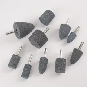Green Rubber Grinding Head Mounted Stone