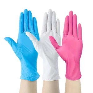 Guantes De Nitrilo En455 En374 Manufacturer Black Pvc Single Use Examination Blue Medical Disposable Powder Free Nitrile Gloves