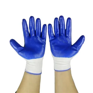 Guantes Work and protection Gloves 13 Gauge Polyester Nitrile Coated Glove