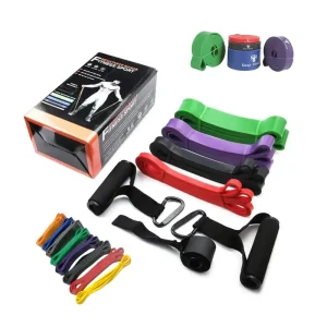 Gym Exercise Heavy Resistance Bands Set Rubber Stretching Elastic Pull up Bands Set Gym Workout Bands