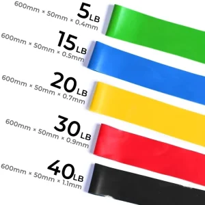 Gym Fitness Resistance Band TPE Yoga Stretch Exercise Bands Resistance Belt Loop Resistance Bands
