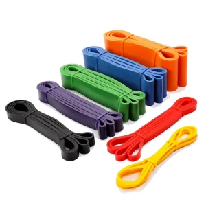 Gym & Home Fitness Elastic Latax Resistance Bands Pull Assist Workout & Strength Training Exercise Bands