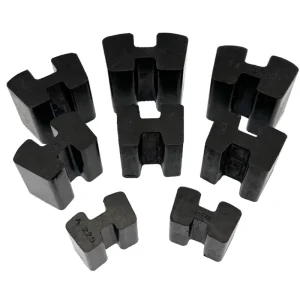 H-Type Rubber Polyurethane Coupling Elastic Block Buffer Pad A/B-Type Shaped Plum Blossom Shock Absorber