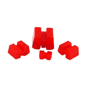 HAOGONG Customizable Shock Proof Jaw Spider Structure Flexible Coupling Cushion H Buffer Elastomer Rubber Block 20mm Bore