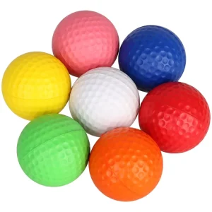 HOW TRUE Hot Selling Multicolour Pu Foam Golf Balls Bulk Floating Golf Ball Sponge Soft Golf Balls for Driving Range Practice