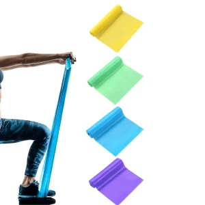 HUAYIExpander Gym Pilates Home Sport Strength Training Workout Bands Exercise Fitness Rubber Bands Yoga Elastic Resistance Bands
