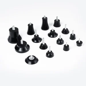HVAC Rubber Anti Vibration Bushing Shock Absorber Customized Rubber Buffer Block Rubber Metal Bonded Parts