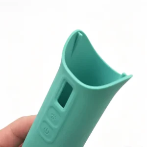 Half-Wrapped Silicone Sleeve Soft-Touch Oil Spray Anti-Collision Shock-Buffer Cover for Handheld Portable Electronics