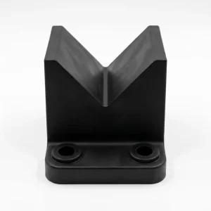 Hard Rubber Block Heavy-Duty Loading Dock Bumper Industrial Buffer Pad with Mounting Hole
